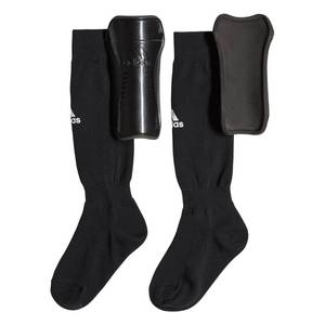 lot 20331 image: adidas Unisex-Child Performance Youth Sock Shin Guards, BlackWhite, Small