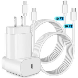 lot 20343 image: Samsung Super Fast Charger,25W Samsung Charger Fast Charging Block,2Pack Type C Android Phone Charger,USB C Cable for Samsung Galaxy S26 UltraS26S25S24 FES23S22S21A14A54Z Fold 76Z Flip 76