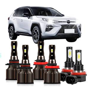 lot 20349 image: Fit For Toyota Avalon 2008 2009 2010 2011 2012 HiLo Beam  Fog Light Bulbs Combo, 30000LM Super Bright 6000K White Lights Bulbs, Plug and Play, Pack of 6