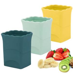 lot 20360 image: 3Pcs Strawberry Slicer Cup��Fruit Slicer Cup for Strawberry Egg Banana Mushroom Cucumber Kiwi and Veggie Salad Speed Cutter the Kitchen Portable Slicing Tool (3Pcs)