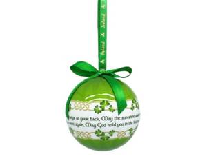 lot 20366 image: Royal Tara Christmas Tree Bauble Traditional Ireland Ornaments Celtic Hanging Decoration in Gift Box (Irish Blessing)