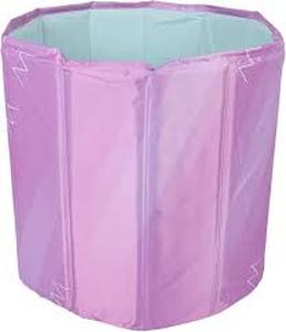 lot 1220 image: Pink inflatable barrel foldable