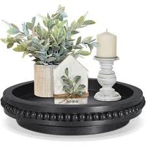 lot 4403 image: Premium Lazy Susan Rotating Tray - Farmhouse Collection