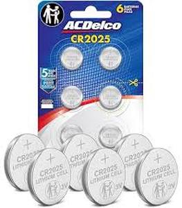 lot 6060 image: ACDelco CR2016 Lithium Button Cell Batteries - 4 Pack