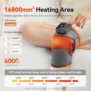 lot 12018 image: iKeepfit Heated Knee Massager Turns On