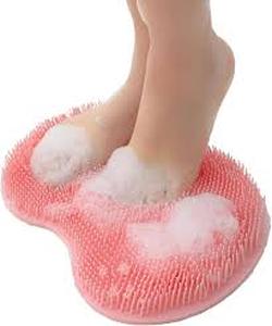 lot 18012 image: PinK footscrubby mat