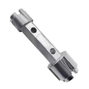 lot 4008 image: QYQRQF Tub Drain Remover Wrench - Dual Ended Zinc Alloy Tool for Bathroom and Bathhouse