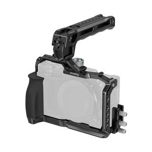 lot 4018 image: SmallRig ZR Camera Cage Kit for Nikon ZR, Full Cage with Silicone Grip, Top Handle for ARRI, Cable Clamp for HDMI, Built-in Cold Shoe and Quick-Release Plate for Arca - 5647