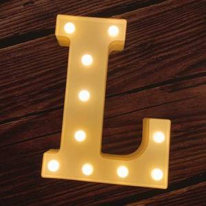 lot 4023 image: MUMUXI Marquee Light Up Letters  Large Light Up Numbers  Battery Powered and Bright with Every Letter of The Alphabet  for Wedding, Birthday, Party, Celebration, Christmas or Home Decoration (L)