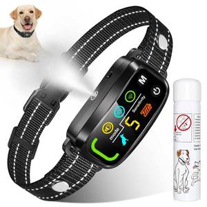 lot 4024 image: Citronella Bark Collar 1 Spray Refill Anti Barking Training Collar, Citronella Dog with 5 Adjustable Sensitivity BeepVibrationSpray for LMS Dog Training