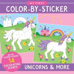 lot 4044 image: My First Color-by-Sticker Book - Unicorns & More