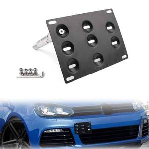 lot 4059 image: Bruce & Shark Front Bumper Tow Hook License Plate Mounting Holder Bracket for VW Golf 6TiguanPassatJettaCCSciroccoTouranSkoda