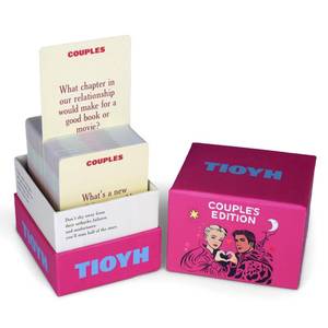 lot 4082 image: TIOYH Couples Card Game & Conversation Starters 200 Deep Questions for Date Night - Fun Relationship Building Activity, Romantic Gift for Husband Wife, Quality Time Together