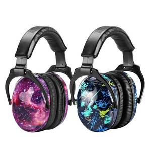 lot 4496 image: ZOHAN Kids Ear Protection 2 Pack, Hearing Protection Safety Ear Muffs for Children Have Sensory Issues, Adjustable Noise Reduction Earmuffs for Concerts, Fireworks(Nebula&Rap)