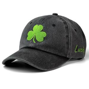 lot 4498 image: JZYEGSW St Patricks Day hat Green Baseball Cap Shamrock Embroidered for man Women Funny