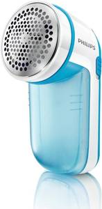 lot 4500 image: Philips Fabric Shaver, Removes Fabric Pills, Suitable for All Garments, Large Blade Surface, Cleaning Brush, Includes Batteries, Blue (GC02600)
