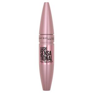 lot 6131 image: Maybelline Lash Sensational Washable Mascara, Lengthening and Volumizing for a Full Fan Effect, Blackest Black, 1 Count