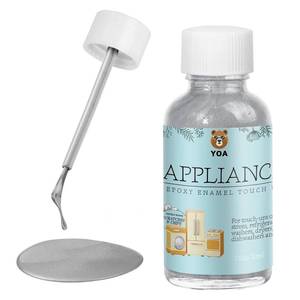lot 6143 image: YOA Silver Multi-Purpose Touch Up Paint, stainless steel touch up paint, Suitable for Household Appliances Such as Refrigerator, Dryers, Microwaves, Etc, And Can Also Be Used For Wall, Wood, And Floor used