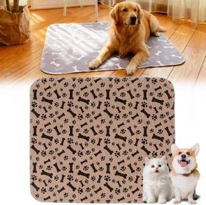 lot 6155 image: Puppy Pads with pheromones, 2026 Upgraded Washable Puppy Pads for Dogs & Cats, Pee Pad - Leak & Odor Waterproof, Non-Slip Base, Easy to Clean & Reusable (Brown-B, M 27.6 � 31.5)