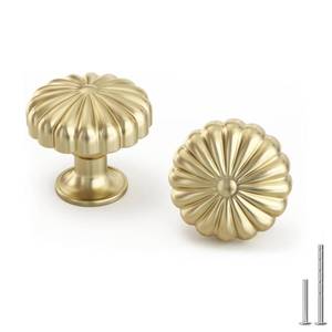 lot 6158 image: goldenwarm 10 Pack Gold Cabinet Knobs Dresser Knob for Drawer Hardware Handles and Luxury Pulls for Cabinets Zinc Alloy