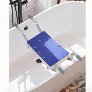 lot 6164 image: Portable Hanging Bathtub Seat - 230 LBS Capacity Hanging Shower Chair for Seniors, Sturdy Hanging Tub Bench for Inside Bathtub, Practical Bathtub Stool for Elderly & Disabled Users