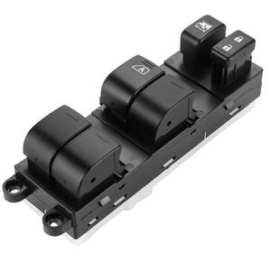 lot 6168 image: Front Left Driver Side Master Power Window Switch - Compatible for Nissan Versa 1.6L L4 - Gas, 1.8L L4 - Gas 2012 (1.6 S, 1.6 SL, 1.6 SV, 1.8 S, 1.8 SL) - Replace Part 25401-ZW80A
