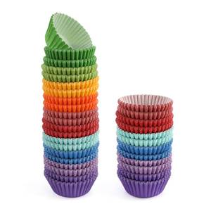 lot 6176 image: GUSTO 500 Pcs Mini Cupcake Liners for Baking, Colorful Muffin Liners, Food Grade & Grease-Proof, Baking Cups - Bright Assorted Colors for Candy Cups and Cake Balls - (Formerly Comfy Package)