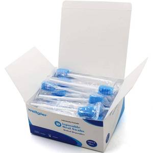 lot 9966 image: Disposable Oral Care Swabs Tooth Cleaning Mouth Swabs (50 Blue)