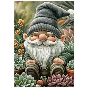 lot 10388 image: Great Jigsaw Puzzles for Adults 300 Pieces Gnome Succulents Puzzles for Adults Toys Gift Family Decoration Kids Puzzle
