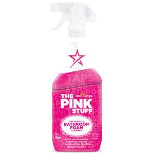 lot 10396 image: Stardrops - The Pink Stuff Miracle Bathroom Foam Cleaner, 30 fl oz �� Now 20% More Powerful Foaming Action for Showers, Sinks, Tubs & Tiles �� Removes Soap Scum, Limescale & Grime with Ease