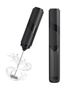 lot 12098 image: Milk Frother Handheld with Cover, Battery-Operated Electric Foam Maker Frother Wand, Whisk Drink Mixer & Foamer for Coffee, Latte, Matcha, Hot Chocolate