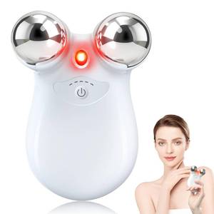lot 12106 image: 2-in-1 Red Light Microcurrent Facial Device  Enhances Lifting & Firming Capabilities  Reduces Wrinkles and Puffiness  Smart Photon Micro-Current Device, ModelEP-300 Turns On