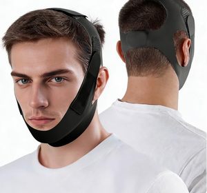 lot 12110 image: NOIKO Anti Snoring Chin Strap Adjustable, High Elasticity Traceless Chin Strap for Sleeping, Effective Anti Snoring Device, Snore Stopper Breathable and Durable for Adult (L)