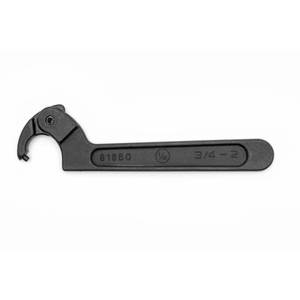 lot 12115 image: GEARWRENCH Adjustable Pin Black Oxide Spanner Wrench, 18 Pin, 34 to 2 - 81860