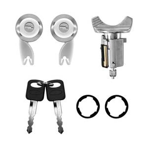lot 12159 image: Door Lock Cylinders Set & Ignition Switch with Keys, Compatible With1990-1995 Ford F150250350, E150250350, Ranger, Bronco & Mercury Grand Marquis Vehicles, Replace OE C-42-150DP-42-122