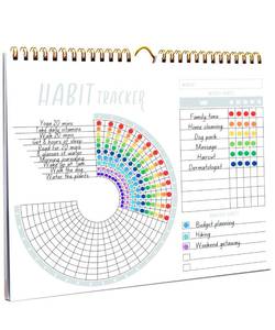 lot 16368 image: Lamare 2026 Habit Tracker Calendar �� Premium Daily Habit Tracker Journal and Goal Board, Workout Motivation & Productivity Tool