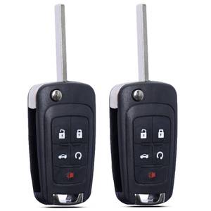 lot 16395 image: SUPALAND Key Fob Keyless Entry Fits for Chevrolet Camaro Cruze Equinox Impala Malibu Sonic Buick Lacrosse Regal Verano Encore Allure Remote Control Key Replacement 5 Button OHT01060512(Set of 2)