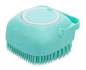 lot 16401 image: Pet Bath Massage Brush Puppy Dog Cat Grooming Cleaning Soft (Blue)