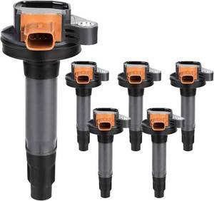 lot 16438 image: Ignition Coil Pack for Ford F150 Flex Expedition Explorer Lobo Taurus Transit Police Interceptor Sedan Utility, for Lincoln MKS MKT Navigator, 3.5 Ecoboost Coil Packs Set Replace# UF646 DG549 6PCS