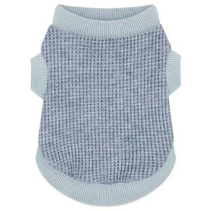 lot 16439 image: Cozy and Functional Dog Shirts for Small Puppies Stretchable Blue Attire with Easy-On Design, Ideal for Chihuahuas and Yorkies - Enhance Comfort and Playfulness on Chill Days Large