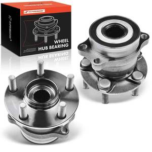 lot 17294 image: A-Premium 2 x Rear Wheel Bearing and Hub Assembly with 5-Lug Compatible with Subaru Forester 2014-2018, Impreza 2012-2021, Crosstrek 2016-2021, XV Crosstrek 2013-2015