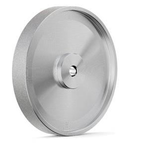 lot 18091 image: GAXPAK CBN Grinding Wheel 8 inch, Dia x 1 Inch Wide x 58 Arbor, Suitable for Sharpening Woodturning Tools, High Speed Steel Tools, 8 inch Bench Grinders 320 Grit