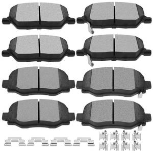 lot 18101 image: Ceramic Brake Pads Kits,SCITOO 8pcs Brakes Pads Set fit for 2016-2018 for Fiat 500X,2016-2020 for Jeep Compass,2015-2019 for Jeep Renegade