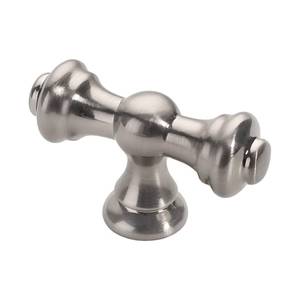 lot 18111 image: Alzassbg 10 Pack Brushed Satin Nickel Cabinet Knobs, 2.1 Inch(55mm) Cabinet Kitchen Hardware Knob for Cupboard and Drawer AL6085SN