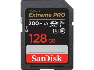 lot 18116 image: SanDisk Extreme PRO 128 GB Class 10UHS-I U3 V30 SDXC (sdsdxxd-128g-gn4in)