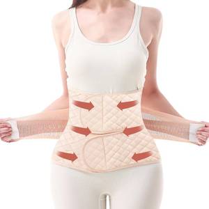 lot 18136 image: Trendyline Postpartum Belly Band Wrap Abdominal Binder Post Surgery Postpartum Belly Wrap Post Partum Binder - C Section Recovery Support Belt Post Partum Girdle Stomach Hysterectomy Belly Band