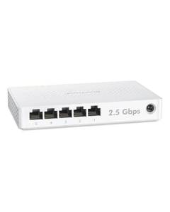 lot 18170 image: BrosTrend 5 Port 2.5GB Switch, Unmanaged Ethernet Switch for Game Console, PC, NAS, etc. 2.5 Gigabit Network Switch Fanless Plug & Play, Multi-Gigabit Switch, Desktop  Wall Mount, Lifetime Protection