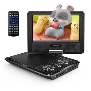 lot 19244 image: YOTON 9.5 Portable DVD Player for Kids and Car, 7.5 Swivel HD Screen with 4-6 Hours Built-in Battery, Support Sync Screen to TV, Support SD CardUSBMultiple Disc Formats