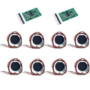 lot 20396 image: 2 Sets 50kg Load Cell E-Shaped Weighing Sensor Strain Half-Bridge Sensor  HX711 AD Amplifier Weight Module DIY Kit (50KG, HX711)
