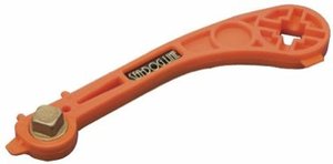 lot 20420 image: Sea-Dog Seadog Garboard Wrench Plugmate 520045 8-14 Orange Plastic Mechanical Wrench